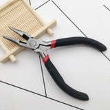 Mini Jewelry Pliers Cutter Chain Round Bent Nose Beading Making Tool Kit