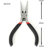 Mini Jewelry Pliers Cutter Chain Round Bent Nose Beading Making Tool Kit