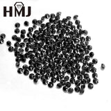 Moissanite Loose Gemstones Round Cut 0.8-2.9mm for DIY Jewelry Making