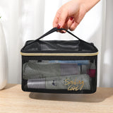 Nylon Mesh Cosmetic Storage Travel Bag