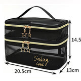 Nylon Mesh Cosmetic Storage Travel Bag