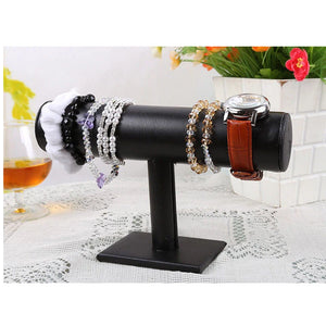 PU Bracelet Display Chain Watch T-Bar Rack Jewelry Display Organizer