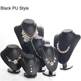 Gray Necklace Pendant Mannequin Stand Jewelry Display