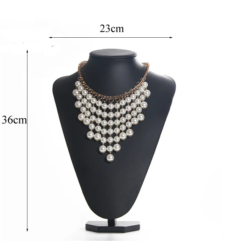 Gray Necklace Pendant Mannequin Stand Jewelry Display