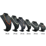 Gray Necklace Pendant Mannequin Stand Jewelry Display