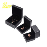 PU Jewelry Box Pendant Bracelet Set Box For Necklace Jewelry Packaging Box