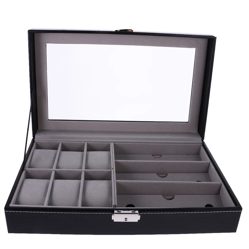 Eyeglasses Storage Organizer with Top Lid