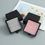 Paper Box & Multicolor Microfiber Bag Jewelry Organizer Earrings Display Set