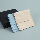 Paper Box & Multicolor Microfiber Bag Jewelry Organizer Earrings Display Set