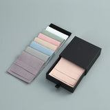 Paper Box and Multicolor Microfiber Bag Earrings Display Set