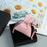 Paper Box & Microfiber Jewelry Bag Gift Organizer Earrings Display
