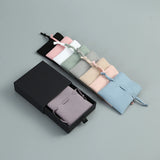 Paper Box & Microfiber Jewelry Bag Gift Bag Earrings Display Sets
