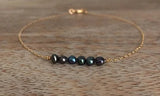 Peacock Pearl Anklet Tahitian Pearl Summer Beach Anklet