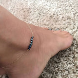 Peacock Pearl Anklet Tahitian Pearl Summer Beach Anklet