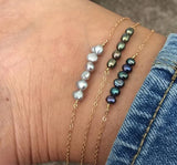 Peacock Pearl Anklet Tahitian Pearl Summer Beach Anklet