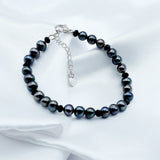Freshwater Pearl Crystal Beaded Ladies Bracelet