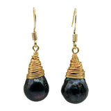 Baroque Pearl Drop Earrings Natural Jewelry