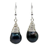 Baroque Pearl Drop Earrings Natural Jewelry