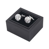 Rotating Cufflinks Box Portable Jewelry Display Box