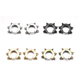 Gothic Spike Rivet Hoop Huggie Earrings