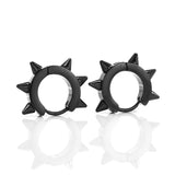 Gothic Spike Rivet Hoop Huggie Earrings