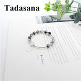 Silver 925 Quartz Rutilated Women Bracelet Bangle