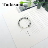 Silver 925 Quartz Rutilated Women Bracelet Bangle