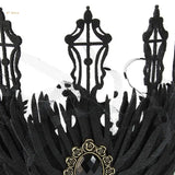 Queen Crown Goth Crown Witch Crown Headpiece Goth Headband Halloween