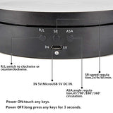 Rechargeable Turntable Display Stand 360 Rotation for Photography/Jewelry