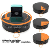 Rechargeable Turntable Display Stand 360 Rotation for Photography/Jewelry