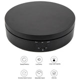Rechargeable Turntable Display Stand, Rotating Speed/Angle Adjustable