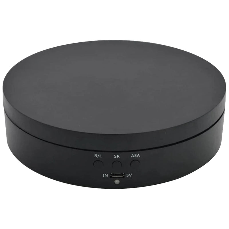 Rechargeable Turntable Display Stand, Rotating Speed/Angle Adjustable