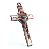 Red St Benedict Crucifix Rosary Cross Pendant 6pcs