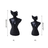 Resin Jewelry Holder Mannequin Bust Necklace Display