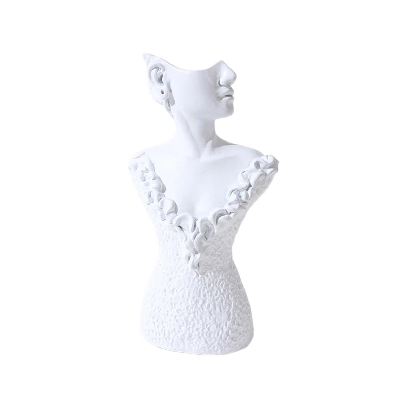 Resin Jewelry Holder Mannequin Bust Necklace Display