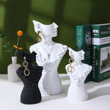 Resin Jewelry Holder Mannequin Bust Necklace Display