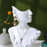 Resin Jewelry Holder Mannequin Bust Necklace Display