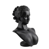 Resin Female Mannequin Necklace Pendant Bust Jewelry Display