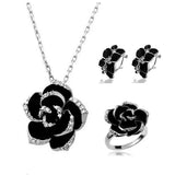 Rose Mountain Camellia Jewelry Set For Women Gift