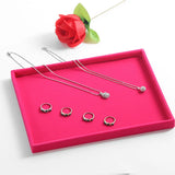 Black/Rose red Small Jewellery Necklace tray Jewelry Organizer