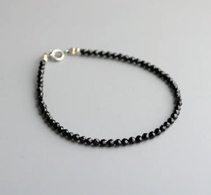Round Faceted 2/3/4/5/6mm Spinel Bracelet Beads