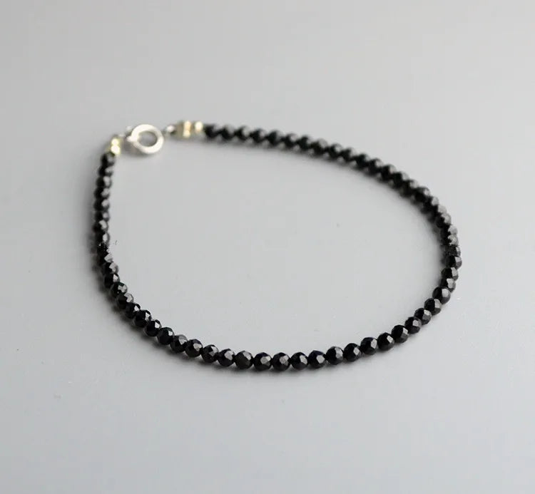 Round Faceted 2/3/4/5/6mm Spinel Bracelet Beads