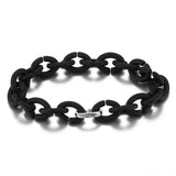 Rubber Bracelet Charm For Men Women Orange European Jewellery