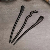 Sandalwood Chinese Hairpin Hanfu Cosplay Hair Forks