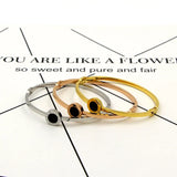 Crystal Roman Numerals Bracelet & Bangles Love Cuff Bangle