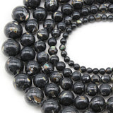 Shell Turquoise Round Beads 4/6/8/10/12mm for Jewelry Making 15''