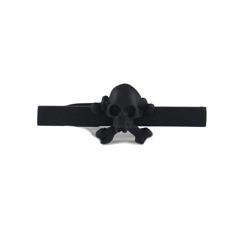 Skull And Cross Bone Tie Clip Father's Gift Birthday Tie Clip