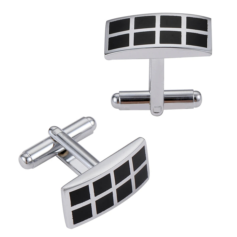 Small Square Classic Cufflinks, High end French Cufflinks