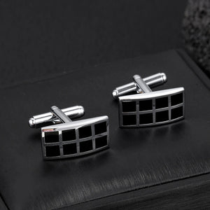 Small Square Classic Cufflinks, High end French Cufflinks