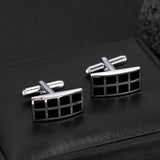 Small Square Classic Cufflinks, High end French Cufflinks
